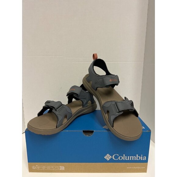 NEW! Columbia 2 Strap Sandal Graphite Owl Grey Techlite Men\'s Size 11 main image 4